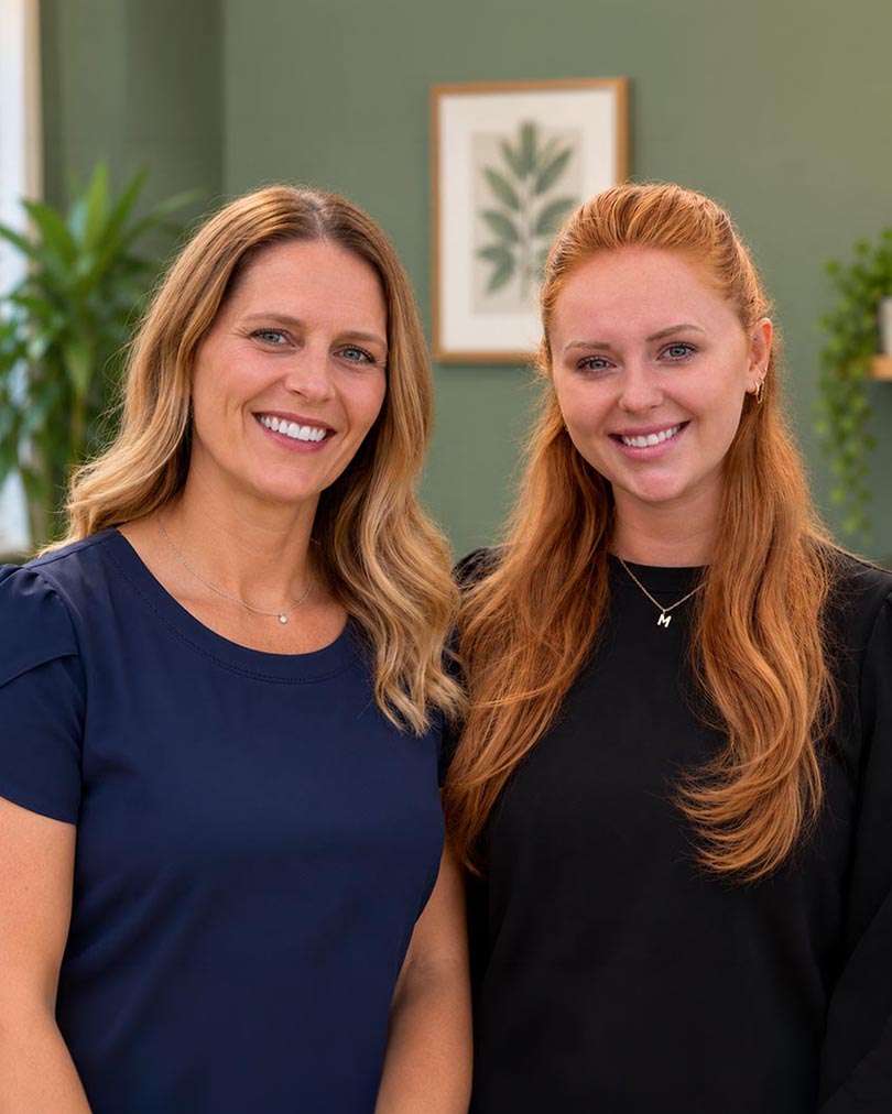 Drs Zock and Lauren Drs Kerstin Zock and Lauren Helf