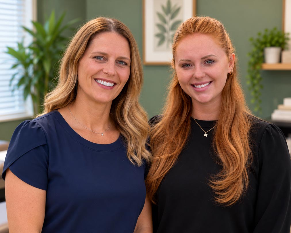 Drs Zock and Lauren Drs Kerstin Zock and Lauren Helf